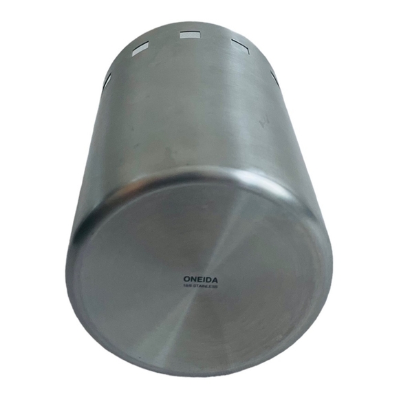 Utensil Tube Oneida Utensils Holder Silver Stainless Steel Utensil Box - Picture 4 of 4